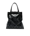 Bao Bao Issey Miyake Lucent Geometric-pattern Shoulder Bag In Black