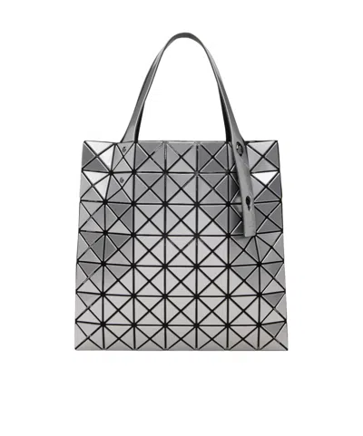 Bao Bao Issey Miyake Double-handled Handbag In Silver
