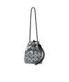 Bao Bao Issey Miyake Drawstring Shoulder Bag In Gray