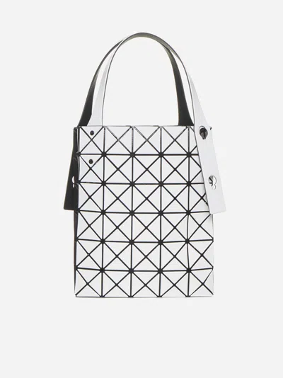 Bao Bao Issey Miyake Platinum Coffret Geometric-detail Tote Bag In White,black