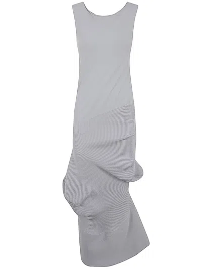 Bao Bao Issey Miyake Emerge Long Dress In Gray