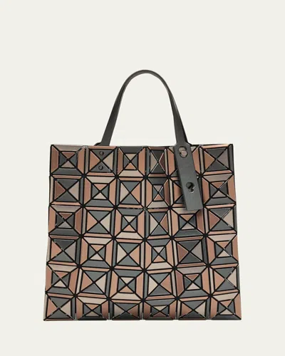 Bao Bao Issey Miyake Ensemble Geo Shopper Tote Bag In Brown Mix