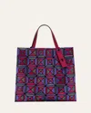 Bao Bao Issey Miyake Ensemble Geo Shopper Tote Bag In Pink Mix