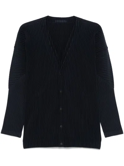 Bao Bao Issey Miyake Essentials Cardigan For Men In Navy