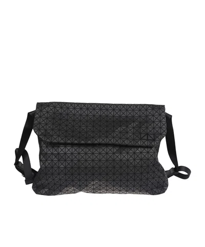 Bao Bao Issey Miyake Flap Shoulder Bag In Black