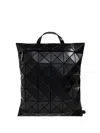 Bao Bao Issey Miyake Flat Pack Geometric-pattern Backpack In Black
