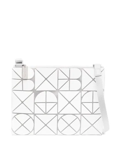 Bao Bao Issey Miyake Font Crossbody Bag In White