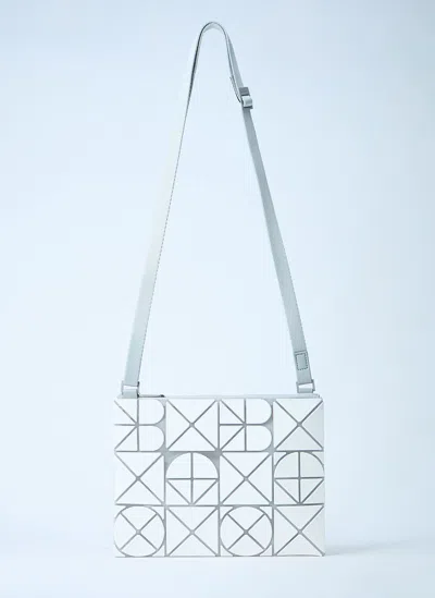 Bao Bao Issey Miyake Font Shoulder Bag In White