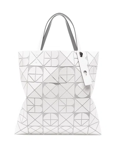 Bao Bao Issey Miyake Font Tote Bag In White