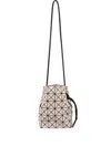 Bao Bao Issey Miyake Geometric Drawstring Bucket Bag In Neutral
