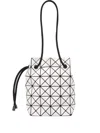 Bao Bao Issey Miyake Geometric Drawstring Bucket Bag In White