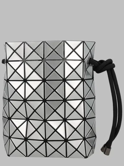 Bao Bao Issey Miyake Geometric Folded Handbag For Men In Silver