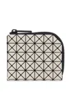 Bao Bao Issey Miyake Geometric Panelled Clam Wallet With Zip Fastening In Multi