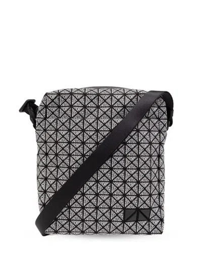 Bao Bao Issey Miyake Geometric-panelled Crossbody Bag In Grey