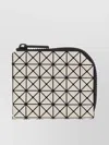 Bao Bao Issey Miyake Geometric Panelled Wallet With Light Accents In Gray