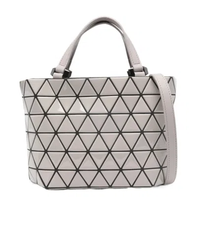Bao Bao Issey Miyake Geometric-panels Top-handle Tote Bag In Gray