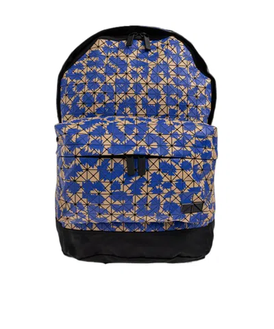 Bao Bao Issey Miyake Geometric Pattern Backpack In Blue
