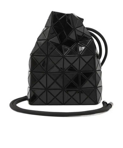 Bao Bao Issey Miyake Geometric Pattern Bucket Bag In Black