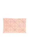 Bao Bao Issey Miyake Geometric-pattern Clutch Bag In Pink