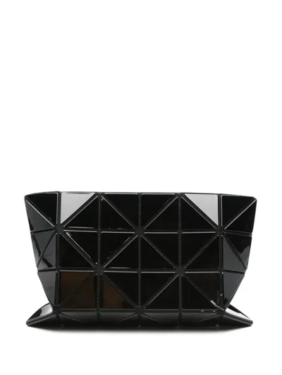 Bao Bao Issey Miyake Geometric-pattern Clutch In Black