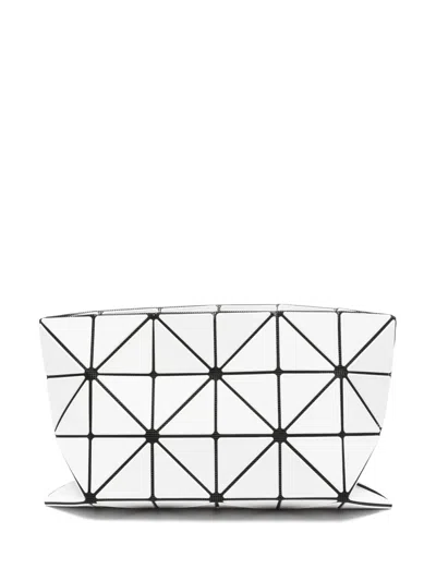 Bao Bao Issey Miyake Geometric-pattern Clutch In White