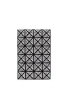 Bao Bao Issey Miyake Geometric-pattern Cotton Card Case In Black