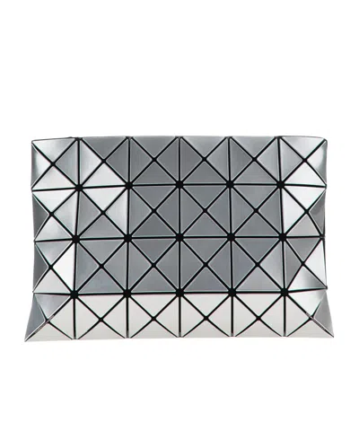 Bao Bao Issey Miyake Geometric Pattern Crossbody Bag In Silver