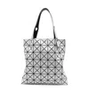 Bao Bao Issey Miyake Geometric Pattern Handbag In White