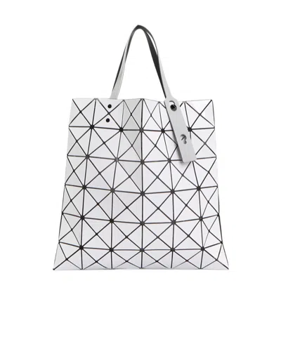 Bao Bao Issey Miyake Geometric Pattern Handbag In White