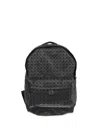 Bao Bao Issey Miyake Geometric Pattern Leather Backpack With Padded Shoulder Straps In Black