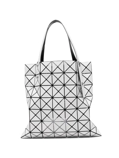 Bao Bao Issey Miyake Geometric-pattern Tote Bag In White