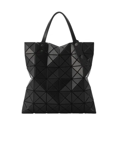 Bao Bao Issey Miyake Lucent Geometric-pattern Shoulder Bag In Matte Black