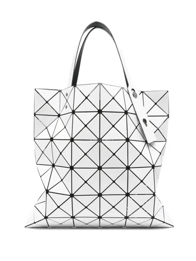 Bao Bao Issey Miyake Handtasche Mit Geometrischem Muster In Weiss
