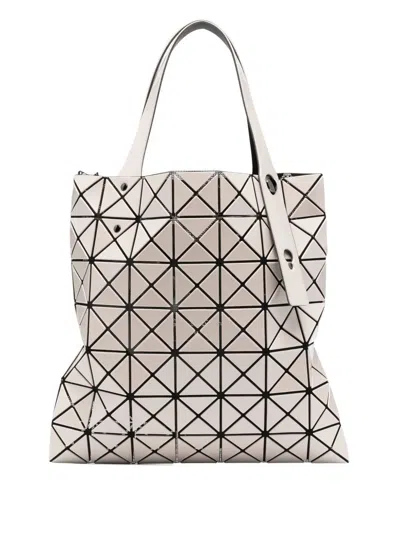 Bao Bao Issey Miyake Geometric-pattern Tote Bag In White