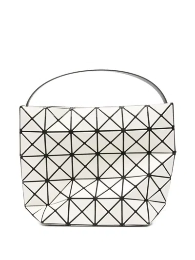 Bao Bao Issey Miyake Geometric-pattern Tote Bag In White