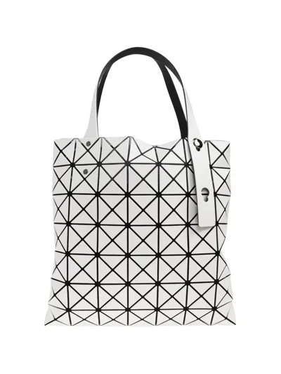 Bao Bao Issey Miyake Geometric-pattern Tote Bag In White
