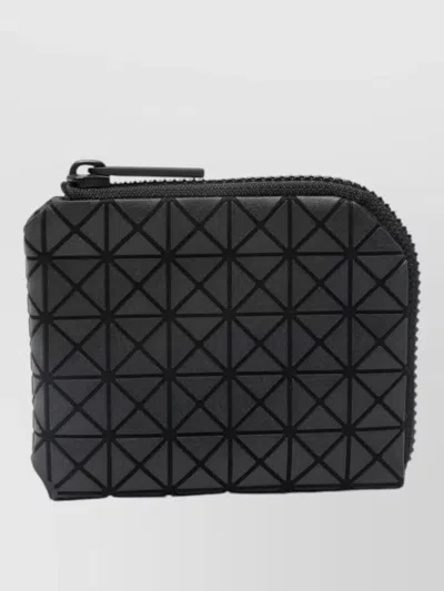 Bao Bao Issey Miyake Geometric Pattern Wallet And Cardholder Set In Black