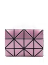 Bao Bao Issey Miyake Geometric-pattern Wallet In Pink