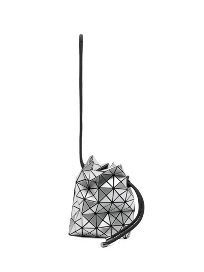 Bao Bao Issey Miyake Geometric-print Drawstring Tote Bag In Silver