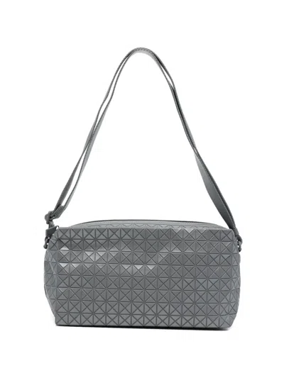 Bao Bao Issey Miyake Geometric-textured Shoulder Bag In Gray