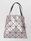 Bao Bao Issey Miyake Geometric Tote Bag Structured Shape Top Handle In Gray