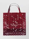 Bao Bao Issey Miyake Geometric Tote Bag Top Handles In Red