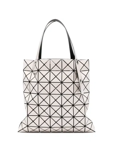 Bao Bao Issey Miyake Geometric Tote Bag In White