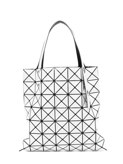 Bao Bao Issey Miyake Geometric Tote Bag In White