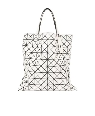 Bao Bao Issey Miyake Geometric Tote Bag In White