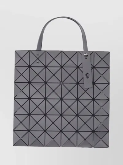 Bao Bao Issey Miyake Geometric Tote Bag With Structured Top Handles In Gray