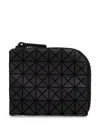 Bao Bao Issey Miyake Black Clam Wallet In Black