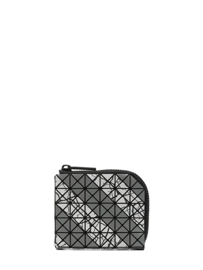 Bao Bao Issey Miyake Geometric Zip Wallet In Grey