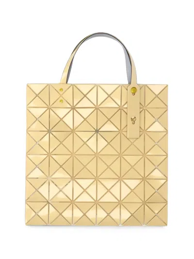 Bao Bao Issey Miyake Geometric Panel Tote Bag In Glossy Yellow Pvc