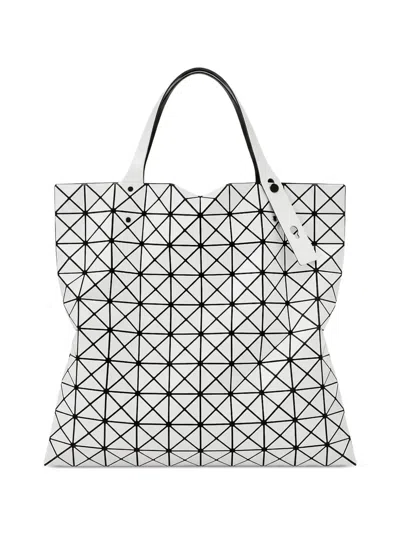 Bao Bao Issey Miyake Geometric-panel Tote Bag In White